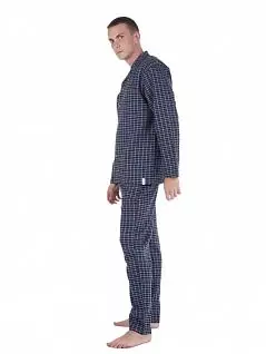 Классическая пижама в синюю клетку цвета Tom Tailor RT071102/5200